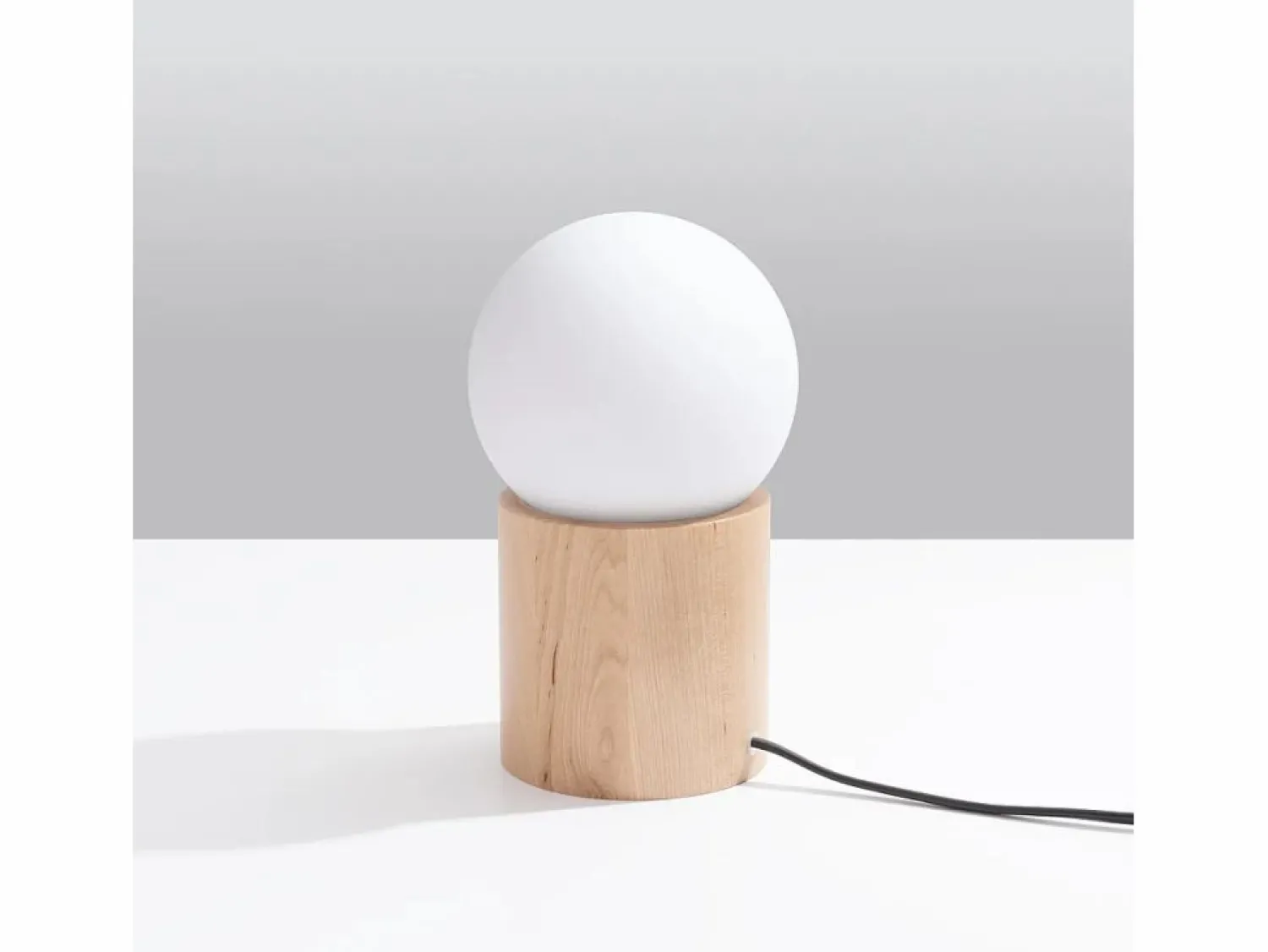 Sollux Lighting Lámparas De Escritorio Boomo Moderno De Madera - 1 Fuentes Luminosas - L.12 X A.21 Cm - Madera Natural Color natural claro