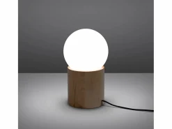 Sollux Lighting Lámparas De Escritorio Boomo Moderno De Madera - 1 Fuentes Luminosas - L.12 X A.21 Cm - Madera Natural Color natural claro