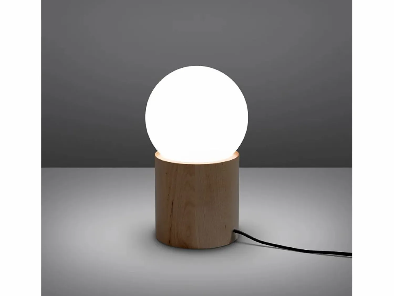 Sollux Lighting Lámparas De Escritorio Boomo Moderno De Madera - 1 Fuentes Luminosas - L.12 X A.21 Cm - Madera Natural Color natural claro