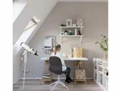 New Lámparas de escritorio Briix moderno de acero - 1 fuentes luminosas 3000K - L.14,5 x A.43 cm - Lámpara De Escritorio