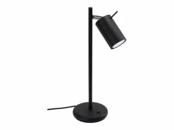Best Sollux Lighting Lámparas de escritorio Briix moderno de acero - 1 fuentes luminosas 4000K - L.14,5 x A.43 cm - Negro