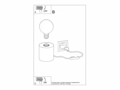 Online Sollux Lighting Lámparas de escritorio Nalvado escandinavo de madera - 1 fuentes luminosas 4000K - L.10 x A.10 cm - madera natural Color natural claro
