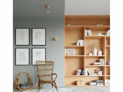 Online Sollux Lighting Lámparas de escritorio Nalvado escandinavo de madera - 1 fuentes luminosas 4000K - L.10 x A.10 cm - madera natural Color natural claro