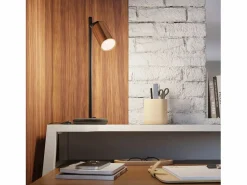 Clearance Sollux Lighting Lámparas De Escritorio Winx Moderno De Acero - 1 Fuentes Luminosas - L.13 X A.44 Cm - /Cobre Negro