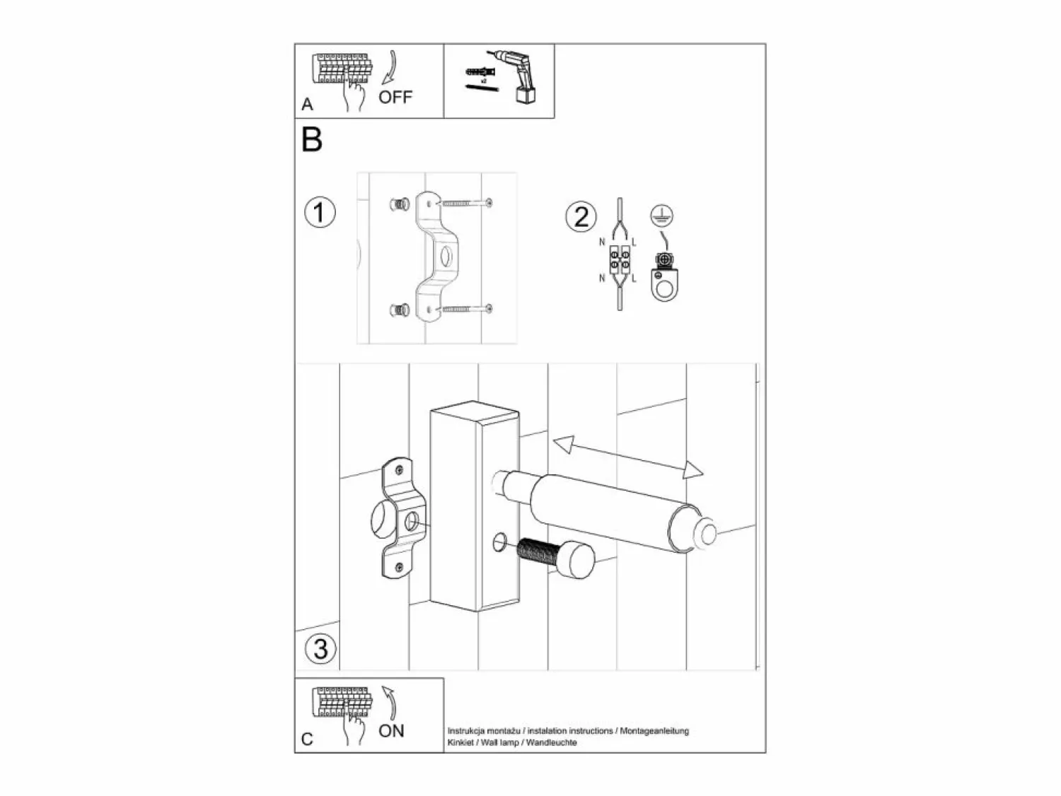 Sale Lámparas de pared Astix moderno de aluminio - 1 fuentes luminosas 4000K - L.3 x A.20 cm - Aplique Para Pared