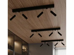 Sale Lámparas de pared Astix moderno de aluminio - 1 fuentes luminosas 4000K - L.3 x A.20 cm - Aplique Para Pared