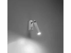 Lámparas de pared Astix moderno de aluminio - 1 fuentes luminosas 4000K - L.3 x A.20 cm - Aplique Para Pared