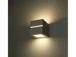 Best Lámparas de pared Astra line moderno de cerámica - 1 fuentes luminosas 4000K - L.14 x A.14 cm - Aplique Para Pared