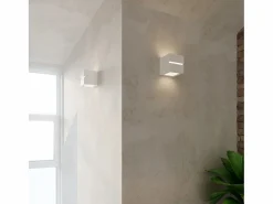 Best Lámparas de pared Astra line moderno de cerámica - 1 fuentes luminosas 4000K - L.14 x A.14 cm - Aplique Para Pared