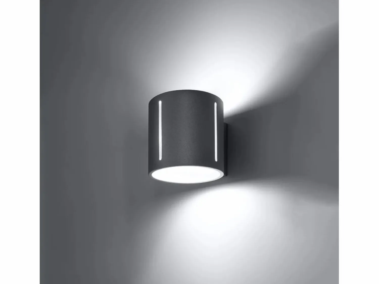 Sollux Lighting Lámparas de pared Brich moderno de aluminio - 1 fuentes luminosas 4000K - L.10 x A.10 cm -