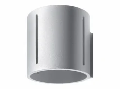 Sollux Lighting Lámparas de pared Brich moderno de aluminio - 1 fuentes luminosas 4000K - L.10 x A.10 cm -