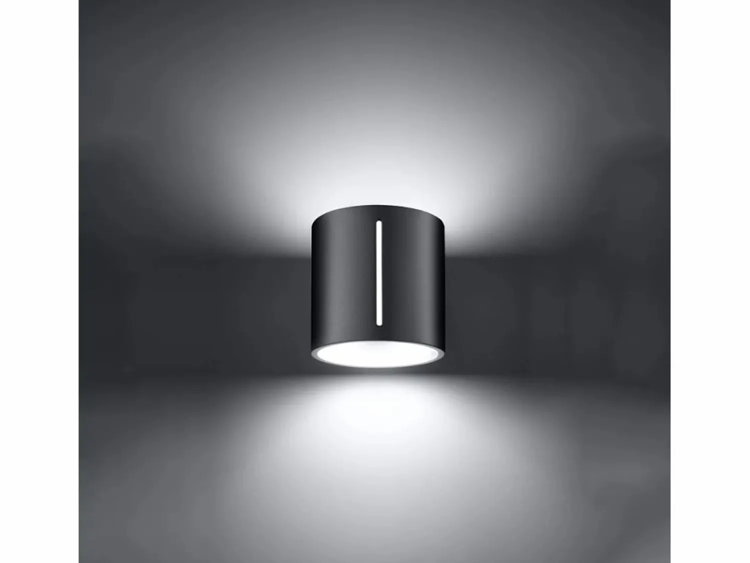 Sollux Lighting Lámparas de pared Brich moderno de aluminio - 1 fuentes luminosas 4000K - L.10 x A.10 cm -