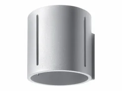 Sollux Lighting Lámparas de pared Brich moderno de aluminio - 1 fuentes luminosas 4000K - L.10 x A.10 cm -