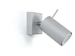 Sollux Lighting Lámparas de pared Briix moderno de acero - 1 fuentes luminosas 3000K - L.8 x A.8 cm -