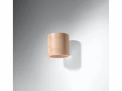 Sollux Lighting Lámparas de pared Celeris escandinavo de madera - 1 fuentes luminosas 3000K - L.10 x A.10 cm - madera natural