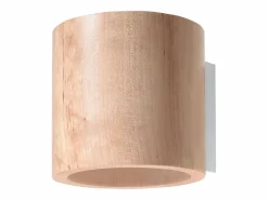 Clearance Sollux Lighting Lámparas de pared Celeris escandinavo de madera - 1 fuentes luminosas 4000K - L.10 x A.10 cm - madera natural Color natural claro