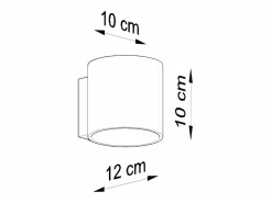 Clearance Sollux Lighting Lámparas de pared Celeris escandinavo de madera - 1 fuentes luminosas 4000K - L.10 x A.10 cm - madera natural Color natural claro