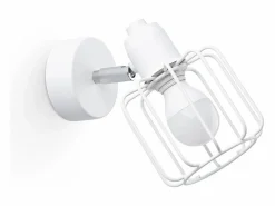 Online Sollux Lighting Lámparas de pared Celubi moderno de acero - 1 fuentes luminosas 3000K - L.14 x A.18 cm - Blanco