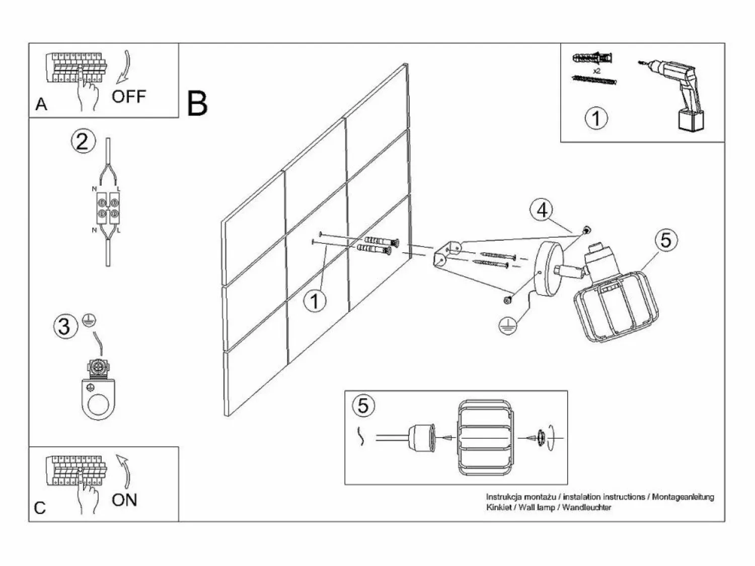 Online Sollux Lighting Lámparas de pared Celubi moderno de acero - 1 fuentes luminosas 3000K - L.14 x A.18 cm - Blanco