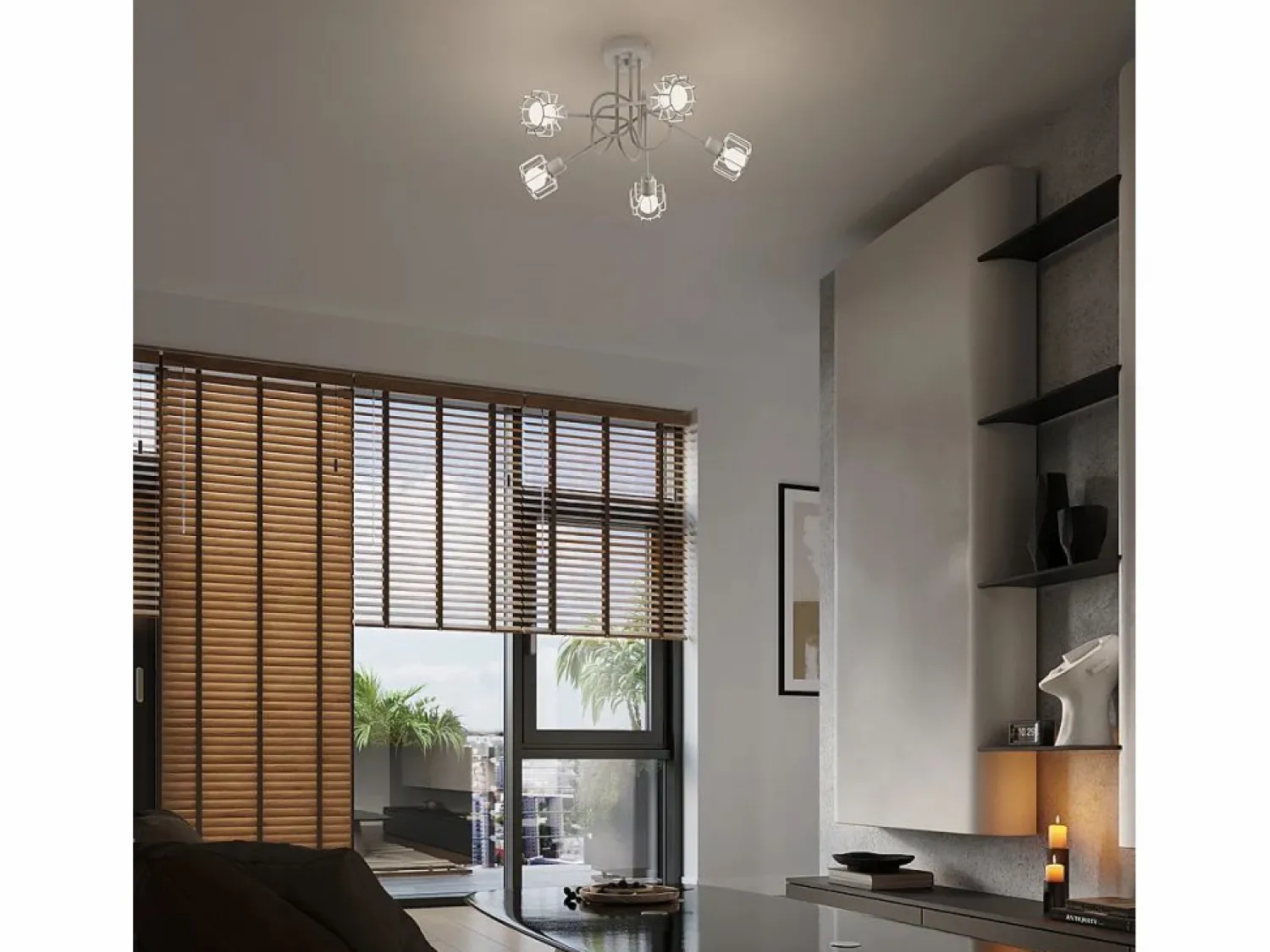 Online Sollux Lighting Lámparas de pared Celubi moderno de acero - 1 fuentes luminosas 3000K - L.14 x A.18 cm - Blanco