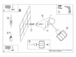 Online Lámparas de pared Celubi moderno de acero - 1 fuentes luminosas 4000K - L.15 x A.30 cm - Aplique Para Pared