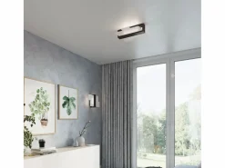 Lámparas de pared Ignis escandinavo de madera/vidrio - 1 fuentes luminosas 4000K - L.43 x A.30 cm - wengué Aplique Para Pared