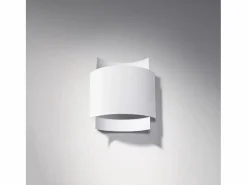 Lámparas de pared Influx industrial de acero - 1 fuentes luminosas 3000K - L.22 x A.23 cm - Aplique Para Pared