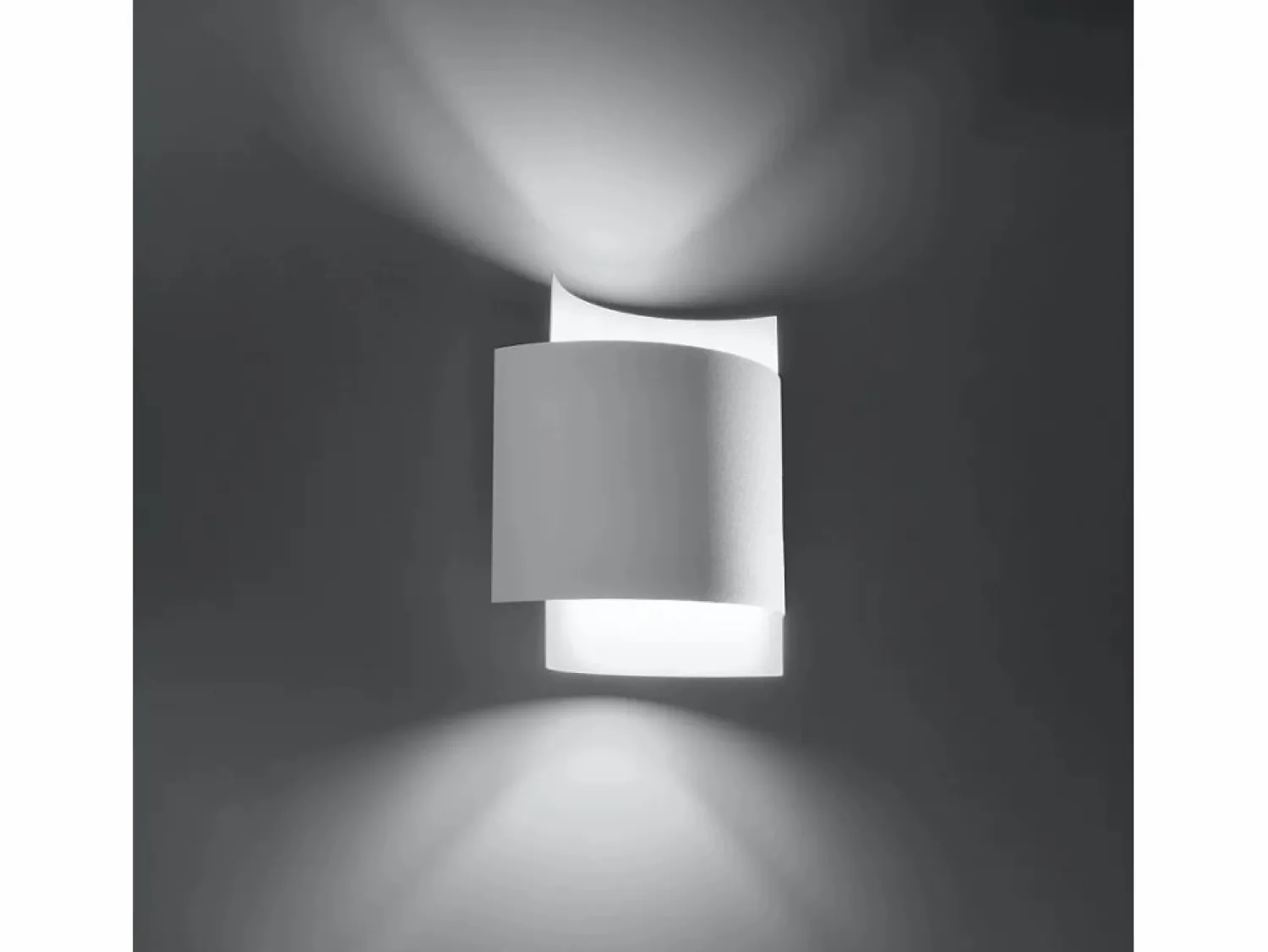 Lámparas de pared Influx industrial de acero - 1 fuentes luminosas 3000K - L.22 x A.23 cm - Aplique Para Pared