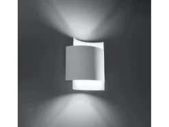 Sollux Lighting Lámparas de pared Influx industrial de acero - 1 fuentes luminosas 4000K - L.22 x A.23 cm -