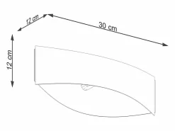 Discount Sollux Lighting Lámparas de pared Litim moderno de acero - 1 fuentes luminosas 4000K - L.12 x A.12 cm - Negro