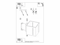 New Lámparas de pared Luminara moderno de aluminio - 1 fuentes luminosas 3000K - L.10 x A.10 cm - Aplique Para Pared