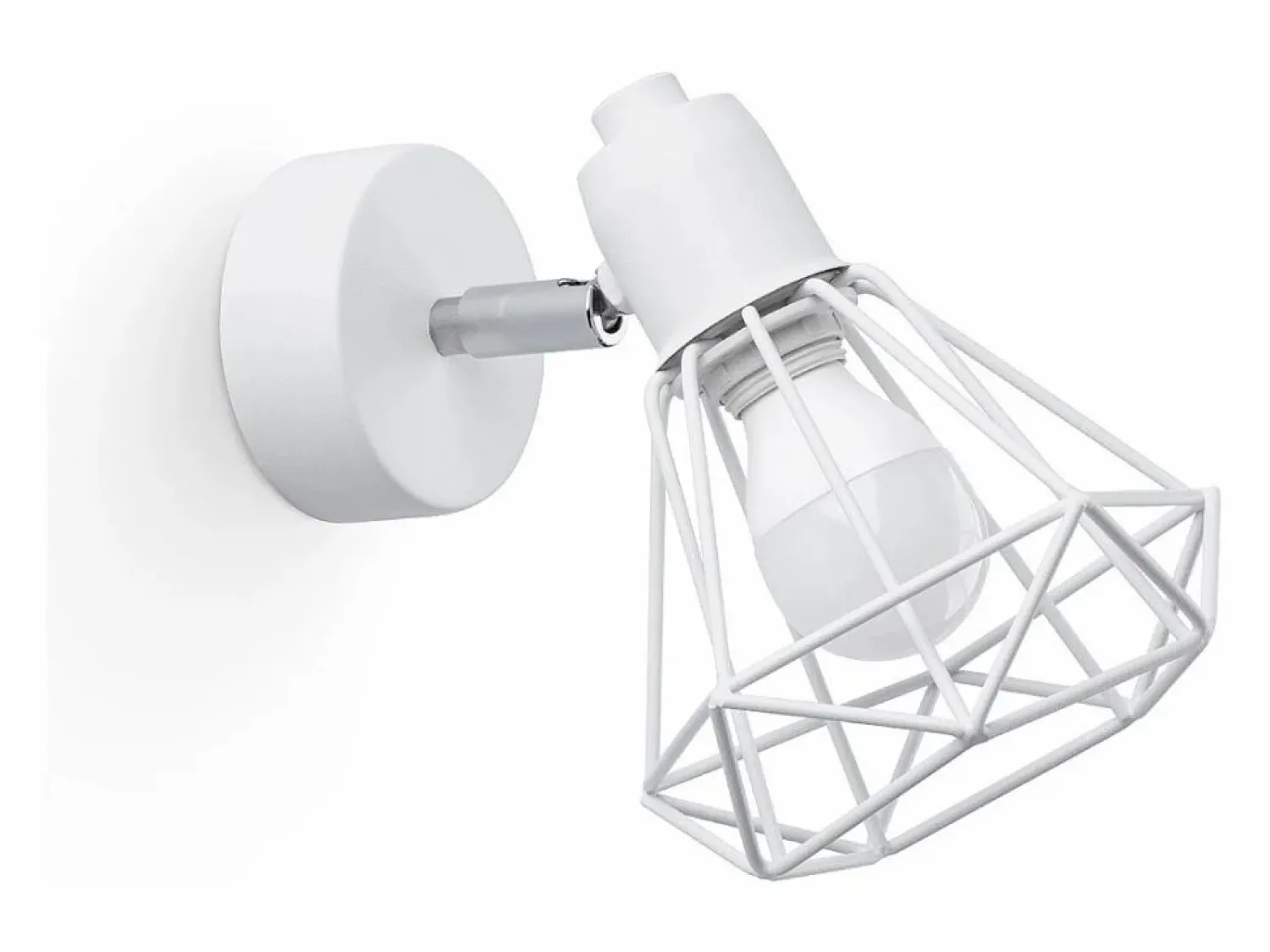 Hot Lámparas de pared Lunova moderno de acero - 1 fuentes luminosas 3000K - L.18 x A.18 cm - Aplique Para Pared