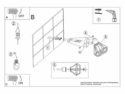 Hot Lámparas de pared Lunova moderno de acero - 1 fuentes luminosas 3000K - L.18 x A.18 cm - Aplique Para Pared
