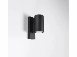 Discount Sollux Lighting Lámparas de pared Nutiq moderno de acero - 1 fuentes luminosas 3000K - L.6 x A.15 cm - Negro