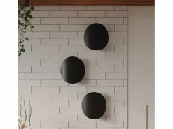 Sollux Lighting Lámparas de pared Perceptix moderno de acero - 2 fuentes luminosas 3000K - L.25 x A.29 cm -