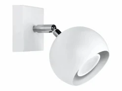 Sollux Lighting Lámparas de pared Rayis moderno de acero - 1 fuentes luminosas 3000K - L.10 x A.10 cm -