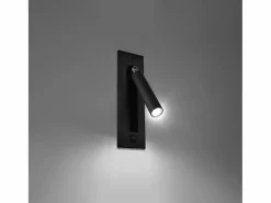 Sale Lámparas de pared Zarenex moderno de acero - 1 fuentes luminosas 4000K - L.6,5 x A.20 cm - Aplique Para Pared