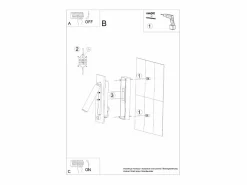 Sale Lámparas de pared Zarenex moderno de acero - 1 fuentes luminosas 4000K - L.6,5 x A.20 cm - Aplique Para Pared