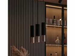 Best Lámparas de pared Zarpex moderno de acero - 2 fuentes luminosas 4000K - L.6 x A.29 cm - /cobre Aplique Para Pared