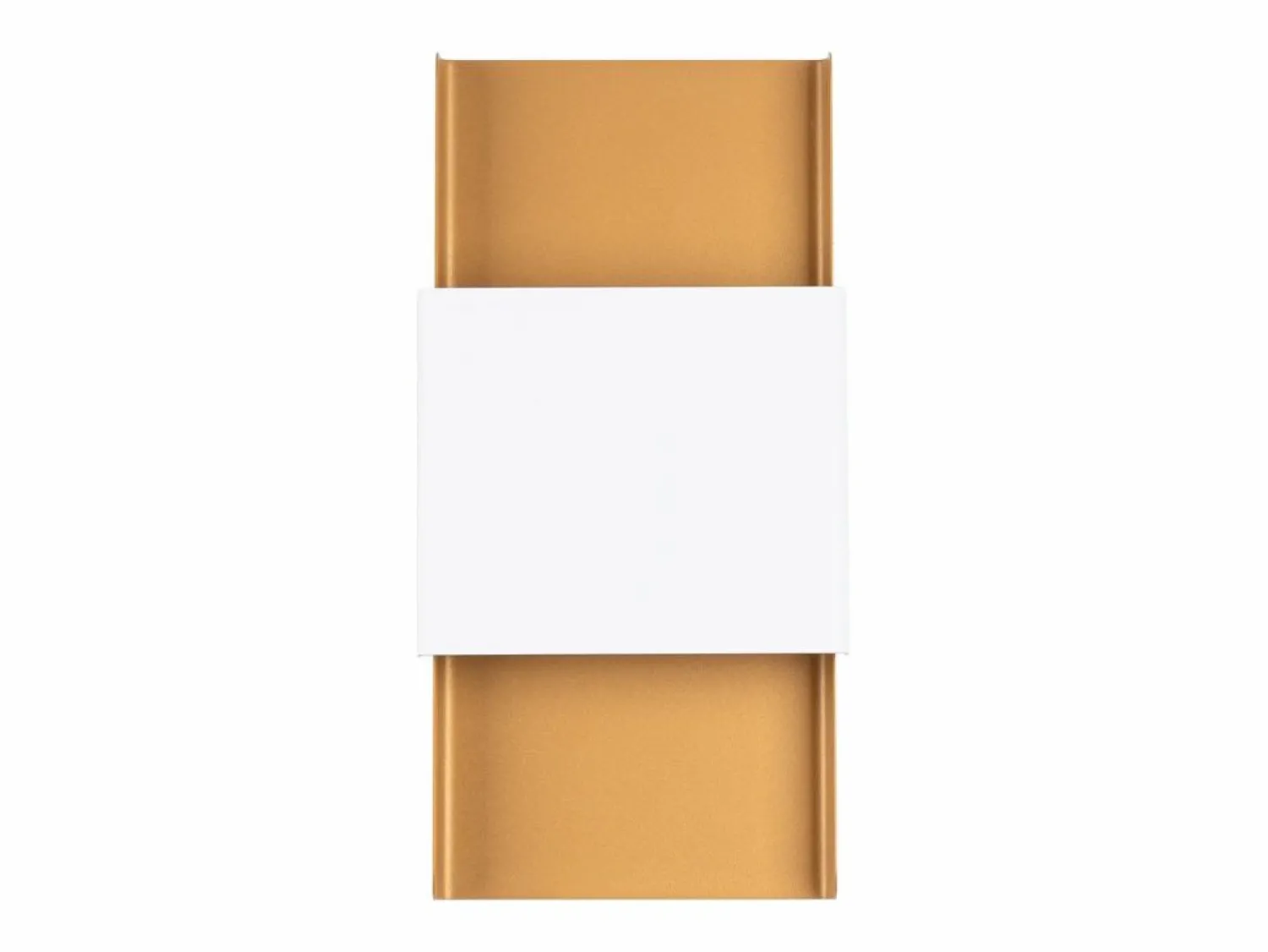 Best Lámparas de pared Zelfon moderno de acero - 2 fuentes luminosas 3000K - L.20 x A.40 cm - oro/blanco Plafón