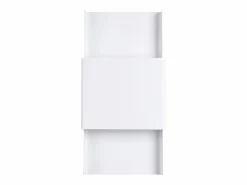 Hot Sollux Lighting Lámparas de pared Zelfon moderno de acero - 2 fuentes luminosas 4000K - L.20 x A.40 cm - Blanco