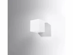 Clearance Sollux Lighting Lámparas de pared Zinalo moderno de vaso - 1 fuentes luminosas 3000K - L.10 x A.10 cm - Blanco