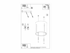 Sollux Lighting Lámparas de techo Brich moderno de aluminio - 1 fuentes luminosas 3000K - L.10 x A.10 cm -