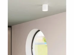 Sollux Lighting Lámparas de techo Brich moderno de aluminio - 1 fuentes luminosas 3000K - L.10 x A.10 cm -