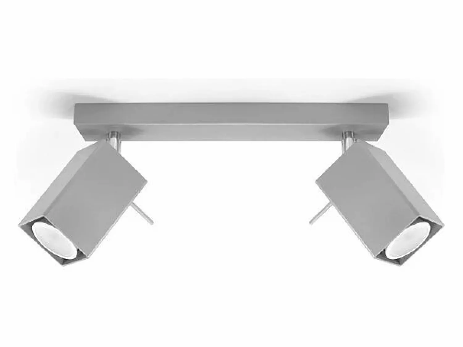 Online Lámparas de techo Briow moderno de acero - 2 fuentes luminosas 3000K - L.30 x A.16 cm - Plafón