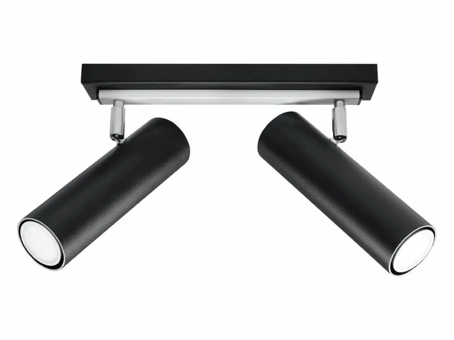 Sale Lámparas de techo Invicta moderno de acero - 2 fuentes luminosas 4000K - L.30 x A.20 cm - Plafón