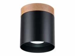 Discount Lámparas de techo Zyn escandinavo de madera/aluminio - 1 fuentes luminosas 4000K - L.12 x A.14 cm - /madera natural Plafón