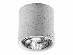 Sollux Lighting Lámparas de techo Zynko industrial de concreto - 1 fuentes luminosas 4000K - L.14 x A.14 cm -