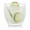 Bodum Lote 2 Vasos Doble Pared 20cl Pavina Rayados