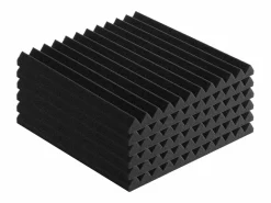 Lote de 80 Paneles de Espuma Acústica SucceBuy, 30.48 x 30.48 x 2.54 cm, para Paredes Techos de Estudio, Casa, Oficina,